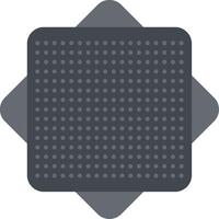 Sandpaper Flat Icon vector