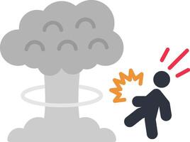Explosion Flat Icon vector