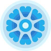 Centric Diatom Flat Icon vector