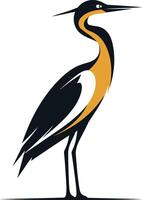 Stylized Illustration of a Bird vector