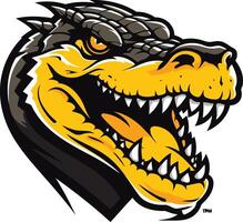 Ferocious Dinosaur Mascot Head vector