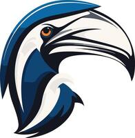 Abstract Illustration of a Hornbill vector