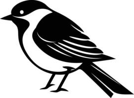 A simple, stylish silhouette of a bird, perfect for branding, website design, and social media vector