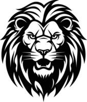 Fierce lion head illustration, perfect for logos, t shirts, and branding vector
