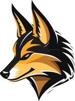 Fox Head Design A Dynamic and Striking Illustration vector