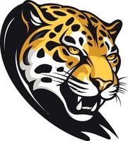Aggressive Leopard Mascot Design vector
