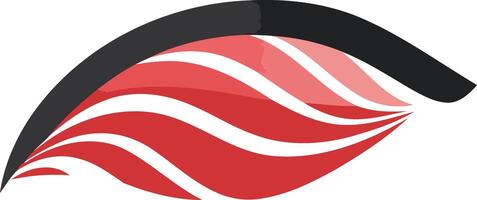 Abstract Design with Red and Black Colors vector
