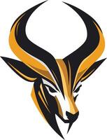 Abstract Illustration of an Antelope Head vector