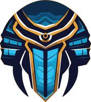 Abstract Design of a Head of a Mythological Creature vector