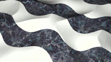 Abstract striped fabric in rippling motion. Motion. Wavy lines pattern of a moving cloth. video