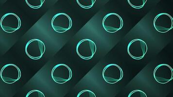 Hypnotic background with vibrating rings. Motion. Stylish animation with minimalistic rings. Circles vibrate with wavy lines around edges video