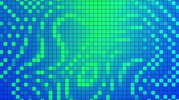 Abstract pixelated background of a colorful screen with glitch effect. Motion. TV noise visualization. video