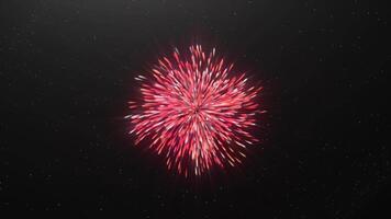 Abstract multicolored lines spread to the wide circle from one point. Motion. Concept of celebration, exploding petard. video