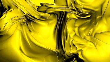 Liquid mass moving in waves and curves. Motion. Bright liquid mass moves in waves. Dense liquid or tissue moves in waves video