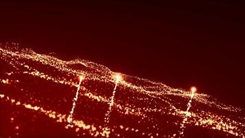 Stars galaxy background in outer space. Motion. Abstract milky way visualization with moving stars. video