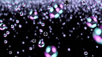 Experiencing a Magical Bokeh Effect that features Colorful Light Reflections all around. Design video