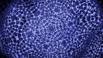 Geometric 3d pattern vibrates. Design. Fluctuations of mesh pattern. Beautiful geometric pattern with 3d vibrations or pulsations video