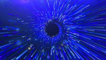 Red and blue background . Motion . Bright animation with white lines that move in different directions and glow with different colors. video