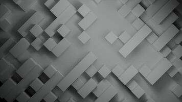 This Abstract Gray Background features striking 3D cubes that enhance visual appeal. Design video