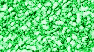 3D animation with moving particles in mass. Motion. A lot of moving 3d molecules in liquid mass. Dense liquid boils slowly with moving particles video