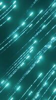 Bright stream of luminous lines. Design. Abstract information flow from luminous stream of lines. Cosmic or cyber stream of bright glowing lines video