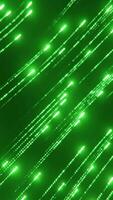 Bright stream of luminous lines. Design. Abstract information flow from luminous stream of lines. Cosmic or cyber stream of bright glowing lines video