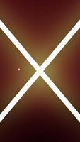 Neon geometric lines. Neon animation on a black background. White cross glows c lines pink glow shapes geometric pattern video