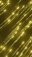Bright stream of luminous lines. Design. Abstract information flow from luminous stream of lines. Cosmic or cyber stream of bright glowing lines video