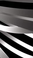 Abstract animation of white beam of waves appearing on the black background and changing their color. Animation. Dynamic colorful animation on the black background video