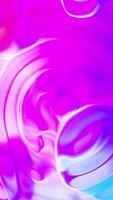 Purple and pink blurred patterns. Motion. Bright spilled liquids made in computer graphics with highlights. video