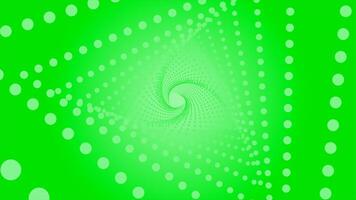 Abstract flight inside tunnel of dotted triangles. Motion. Optical illusion of the movement inside colorful corridor. video