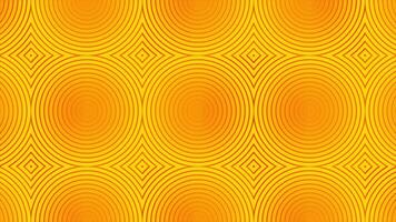 Hypnotic pattern background with vibrating circles. Motion. Psychedelic circles in pattern on colored background. Hypnotic vibrations with many rings video