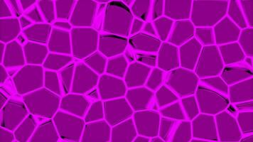Yellow and pink background. Design.Bright puzzles of dark color that move and rearrange in abstraction. video