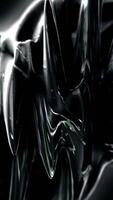Dark matter. Abstract Black Spiky Sphere Object Looping with Alpha Matte video