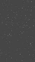Falling snow animation loop background. Animation of falling snow on black background. Loop footage video
