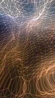 The digitally connected eastern hemisphere. fantasy abstract technology and engineering motion background rotating and creating an evolving organic form. Seamless loop video