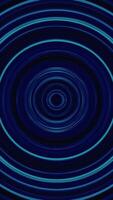Futuristic circle background, tunnel made of colorful dots and light. Geometric Abstract Shape Loop with Alpha Channel. Geometric Light. Beautiful animation of multi-colored flying flickering video