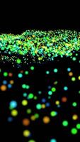 Plexus fantasy abstract technology and engineering motion background rotating and creating an evolving organic hemisphere. science and engineering motion background. Lines and nodes plexus structure video
