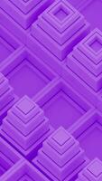 3d turbulent background, slow motion of rows of figures. Design. Moving up and down rhombuses. video