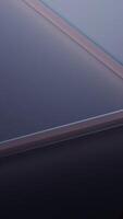 Moving triangular parts of a geometric shape. Design. A rapidly rotating dark geometric figure made in animation. video