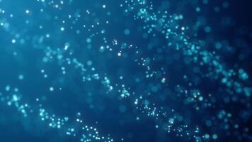 Abstract Particles Flow Loop video