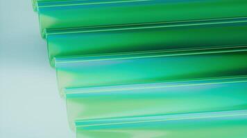 Glossy Green Waves Move Loop video