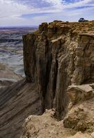 Skyline View overlook of the Blue Valley near Factory Butte, Utah, US photo