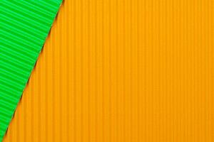 Abstract corrugated paper background. Rough decorative paper texture. photo