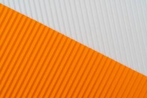 Abstract corrugated paper background. Rough decorative paper texture. photo