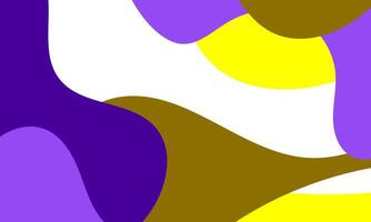 colorful abstract psychedelic liquid and fluid background pattern vector