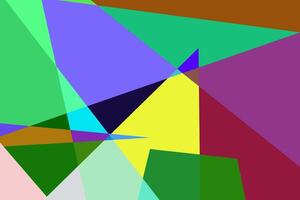 modern Colorful abstract geometric poster background for summer vector