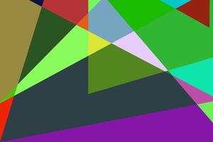 abstract geometric Colorful flat psychedelic pop art poster background vector