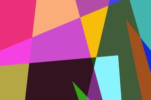 flat abstract geometric Colorful pop art poster background vector