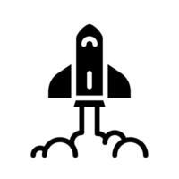 Space Shuttle Launch for Space Icon vector